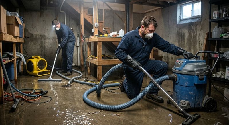 Basement Water Extraction in Santa Rosa, CA