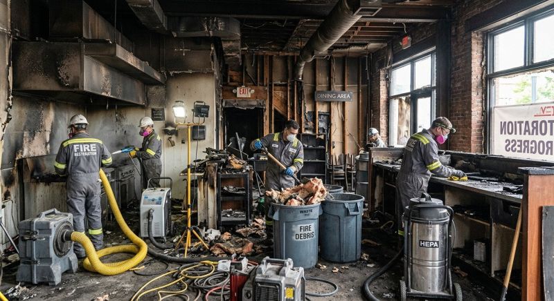 Commercial Fire Restoration in Mesa, AZ