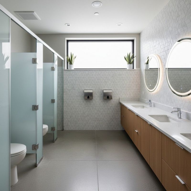 Industrial Bathroom Renovation in Denver County, CO