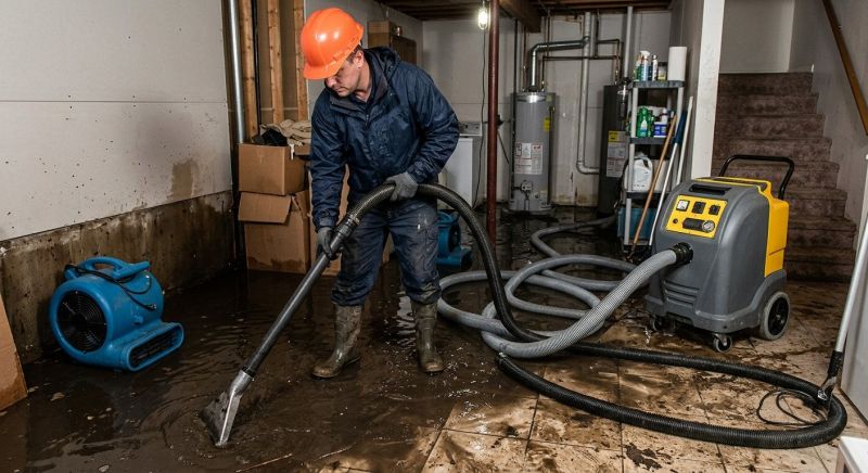Basement Water Extraction in Napa, CA