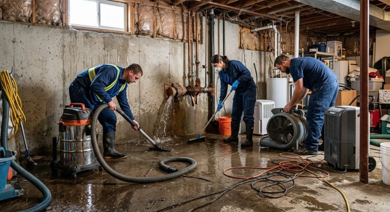Flood Damage Cleanup in Santa Rosa, CA